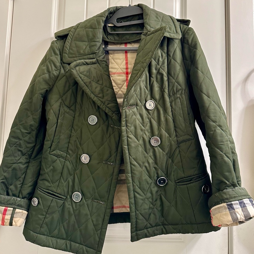 Authentic Burberry Womens Quilted Jacket